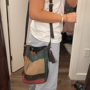 Burberry Canvas Crossbody Bag